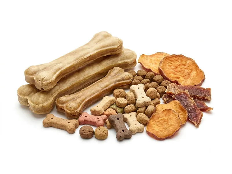 Huesos masticables y premios